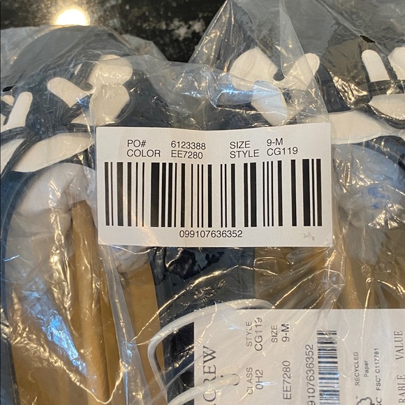 J. Crew Cap Toe Ballet Flats Black Sz 9 M Brand New with Tag Chic & Comfortable - Picture 10 of 10